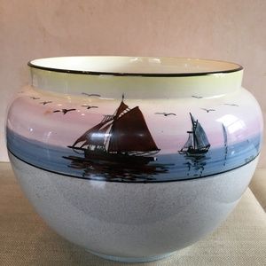 Vintage Crown Ducal Ware England Planter/Flower Pot